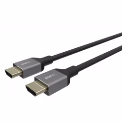 Emtec ECCHAT700HD, 1,8 m, HDMI Type A (Standard), HDMI Type A (Standard), Compatibilité 3D, 18 Gbit/s, Noir