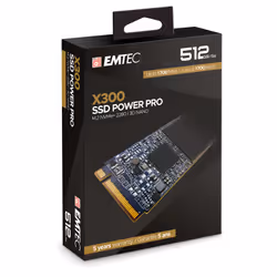 Emtec X300 M.2 512 Go PCI Express 3.0 3D NAND NVMe