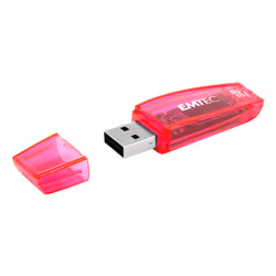 Emtec C410 Neon lecteur USB flash 8 Go USB Type-A 2.0 Orange, Rose, Jaune - Vue supplémentaire 4