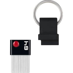 Clé USB - EMTEC - Nano Ring T100 - 64 Go - USB 3.2 - Design Compact et Pratique