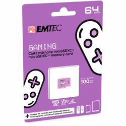 Emtec ECMSDM64GXCU3G mémoire flash 64 Go MicroSDXC UHS-I
