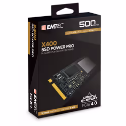 Emtec X400 M.2 500 Go PCI Express 4.0 3D NAND NVMe