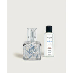 Maison Berger Paris 004807 diffuseur aromatique Flacon de parfum Verre Bleu, Argent