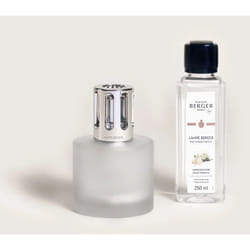 Maison Berger Paris 4818 diffuseur aromatique Flacon de parfum Verre Argent, Translucide