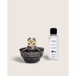 Maison Berger Paris Kali, Verre, Noir, Transparent, 408 ml, 125 mm