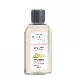 Maison Berger Paris Fleur d'oranger, Bouteille, Liquide, Fleur d'oranger, Transparent, 200 ml, Plastique