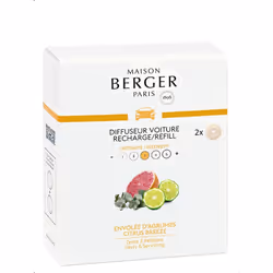 Maison Berger Paris MB6580, Capsule de cire, Gel, Bergamote, Cardamone, Eucalyptus, Pamplemousse, Musc, Patchouli, Vétiver, B ...