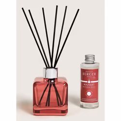 Maison Berger Paris MB7763, Bouteille, Liquide, Floral, Rouge, 100 ml, Verre