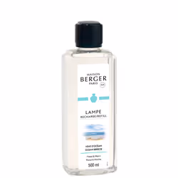 Maison Berger Paris 115033, Bouteille, Liquide, Océan, Transparent, 500 ml, Lampe Berger