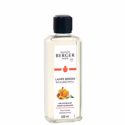 Maison Berger Paris Recharge Lampe Berger Miel Gourmand 500ml, Bouteille, Liquide, Amande, Pomme, Caramel, Miel, Fleur d'oran ...