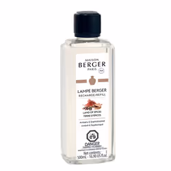 Maison Berger Paris Terre D'Épices, Bouteille, Liquide, Ambre, Cannelle, Clou de girofle, Musc, Patchouli, Baie rose, Fleur d ...