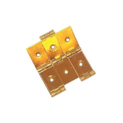 Monin - Charnière de paravent en laiton poli hauteur 93mm dimension 60x25mm – 428430