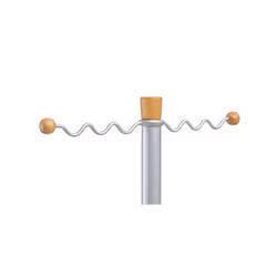 Alba PMWAVE porte-manteaux Colonne 4 crochet(s) Argent