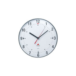Alba HORCLAS Horloge murale et de table Horloge à quartz Rond Gris, Argent