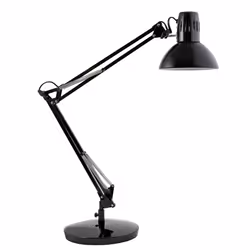 Alba ARCHI N, Noir, Acier, Home office, Bureau, Étude, CE, 1 ampoule(s), Fluorescent, LED