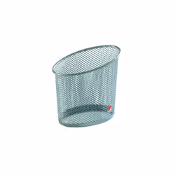 Alba MESHCUP M porte crayons et stylos Acier Argent