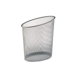 Alba MESHCORB M poubelle 18 L Carré Acier Gris, Argent