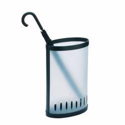 Alba PMKIT Porte-parapluies ABS, Polyvinyl chloride (PVC) Noir, Translucide