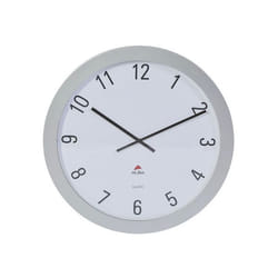 Alba HORGIANT Horloge murale et de table Horloge à quartz Rond Argent