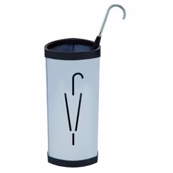 Alba PMTRIA2 M Porte-parapluies ABS, Acier Gris