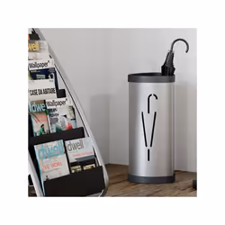Alba PMTRIA2 M Porte-parapluies ABS, Acier Gris