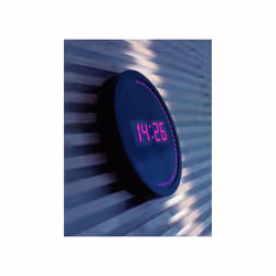 Alba HORLED Horloge murale et de table Horloge numérique Rond Noir - Vue supplémentaire 4