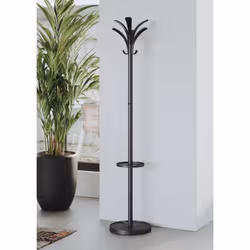 Alba PMBRIO N porte-manteaux Colonne 9 crochet(s) Noir