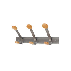 Alba PMV3 crochet pour rangement à usage domestique Intérieure Crochet universel Gris, Bois 1 pièce(s)