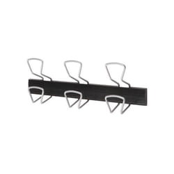 Alba PMPRO3M crochet pour rangement à usage domestique Intérieure Crochet universel Noir, Argent 1 pièce(s)
