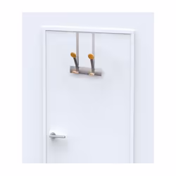 Alba PMV2P crochet pour rangement à usage domestique Intérieure Crochet universel Argent, Bois 1 pièce(s)