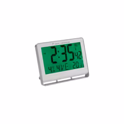 Alba HORLCDNEO Horloge murale et de table Horloge numérique Rectangle Argent