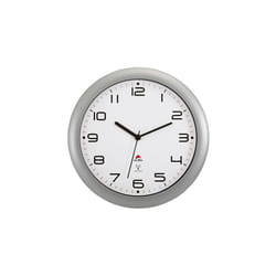 Alba HORNEWRC M Horloge murale et de table Horloge à quartz Rond Argent