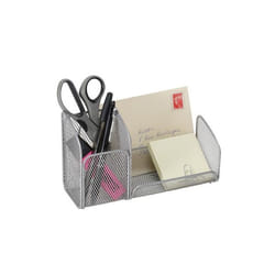 Alba MESHTRI M bac de rangement de bureau Acier Argent
