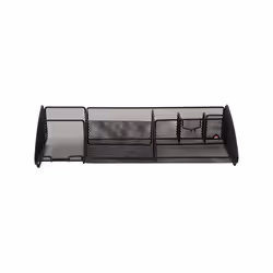 Alba MESHBOARD N bac de rangement de bureau Acier Noir