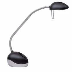 Alba LEDX N, Noir, Gris, Acrylonitrile-Butadiène-Styrène (ABS), Acier, Home office, Bureau, CE, Ampoule(s) non remplaçable(s) ...