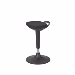 Alba MHFLEXY N tabouret en forme de selle Siège rembourré Noir mousse ABS Acier 1 pièce(s)