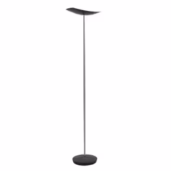 Alba LEDCUP N, Home office, Salon, Bureau, Étude, Noir, Chrome, Acier, CE, Ampoule(s) non remplaçable(s), 30 W
