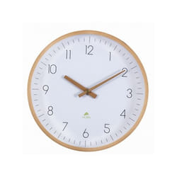 Alba HORTREE Horloge murale et de table Horloge à quartz Rond Bois