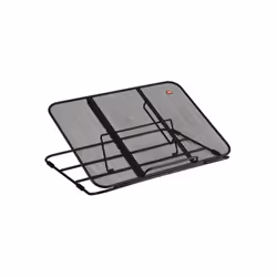 Alba MESHSTAND N, Supports de Laptop, Noir, Métal, 38,1 cm (15"), 43,2 cm (17"), 350 mm