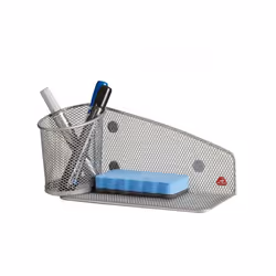 Alba MESHTAB M porte crayons et stylos Métal Argent