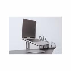 Alba MHROLAP Support de livres Supports de Laptop Aluminium, Noir 17"