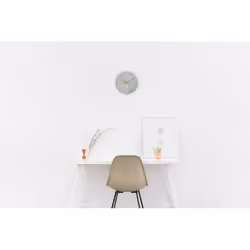 Alba HORMILENA G Horloge murale et de table Horloge à quartz Rond Gris - Vue supplémentaire 4