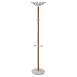 Alba PMNAHOW BC porte-manteaux Colonne 6 crochet(s) Blanc