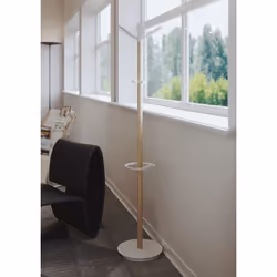 Alba PMNAHOW BC porte-manteaux Colonne 6 crochet(s) Blanc