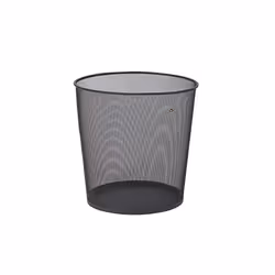 Alba MESHCORBGM N poubelle 40 L Ovale Acier Noir