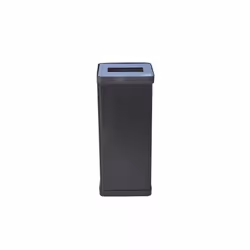Alba PBCORBN B, 50 L, Carré, Acrylonitrile-Butadiène-Styrène (ABS), Acier, Noir, France, 310 mm