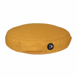 Alba MHPAD J, Coussin de chaise, Universel, Polyester, Polyvinyl chloride (PVC), Jaune, Rond, 130 kg