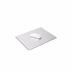 Alba MHMOUSPAD, Aluminium, Noir, Monochromatique, Aluminium, Silicone, Base antidérapante