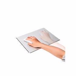 Alba MHMOUSPAD tapis de souris Aluminium, Noir