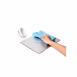 Alba MHMOUSPAD tapis de souris Aluminium, Noir